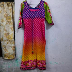 Designer Kurti With Dupatta