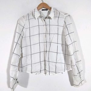 White Checks Shirt (Women's)