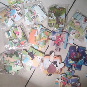 puzzles story & story books one worksheet book & rhymes book