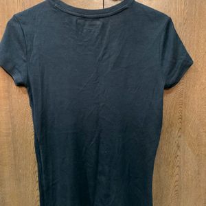 Plain Blue T Shirt For Girls