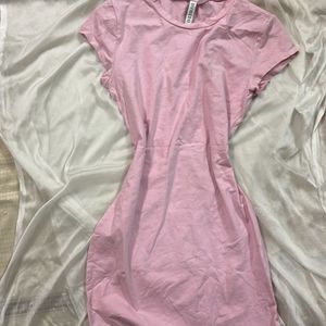 H&M DIVIDED PINK BODYCON DRESS