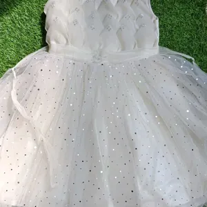 Beautiful White Frock For 4-6 Years