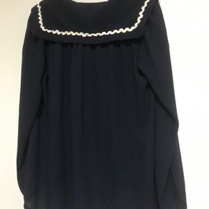 Beautiful Navy Blue Georgette’s Top