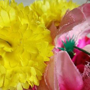 Fruit Basket And Flower Combo