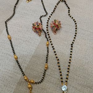 Combo Of Mangalsutra And Earring