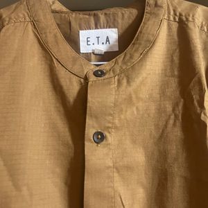 ETA By Westside Tan Shirt - Small