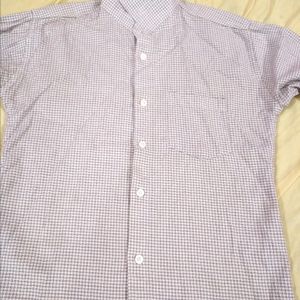 Check Cotton Shirt For Man