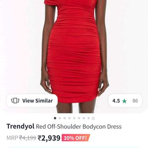 Urbanic Red Bodycon Dress