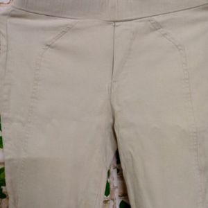 Combo 2 Branded Pant ✅ Colour Light Cream Strechbl