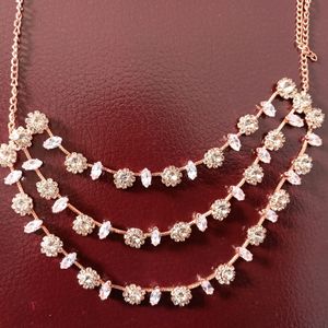 Rose Gold 3 layer Jewellery Set