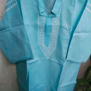 Traditional Bangali Kurta Chikenkari