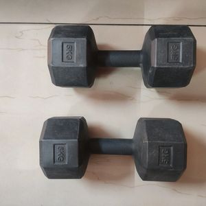 Dumbells 5kgs -2nos