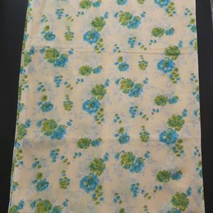 4 Mtr Floral Wrinkles Fabric