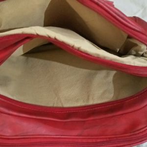 Very Spacious Red Handbag/Slingbag