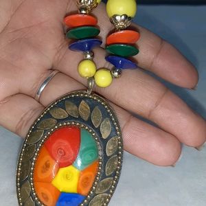 Multi Colour Necklace Set