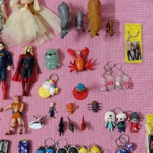 Action Figure Toys and Key Chains