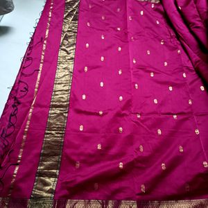 Pure Maheshwari Silk Zari Border