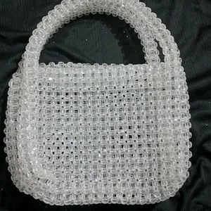 Fancy Handmade Embellished Pearl Bag