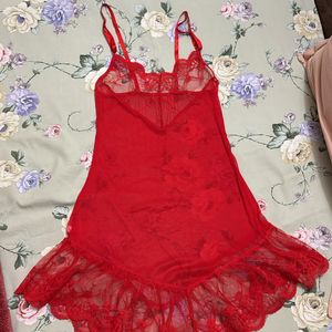 Red Chilli Net Dress