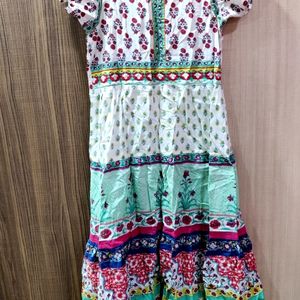 Multi Print Anarkali Kurti