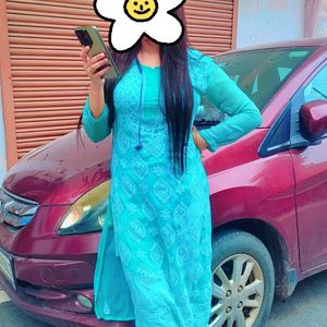 Chikankaari Kurti For Women's