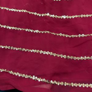 a beautiful sequence saree