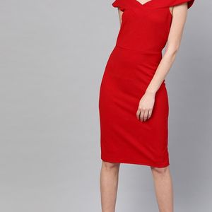 Red Athena Party Wear Dress