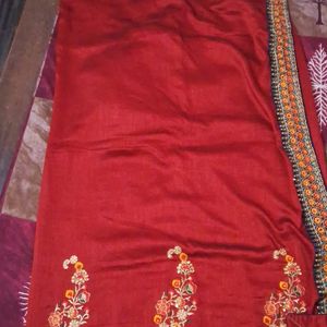 Maroon Saree