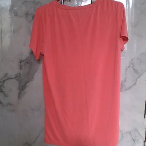 TeamspiritRound-Neck Top with Short Sleeves