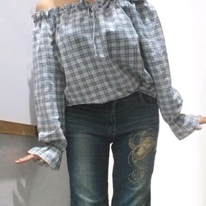 Blue Dolly Blouse