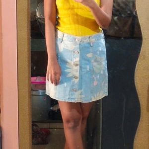 Denim Skirt Only