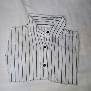 CROP WHITE SHIRT FOR WOMEN