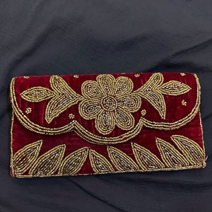 Velvet Sling Bag