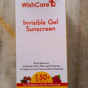 Wishcare Invisible Gel Sunscreen