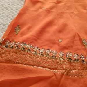 Unstiched Lahenga Choli Fabric With Dupatta