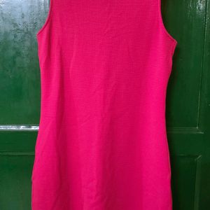 Primo Knot Fuchsia Pink Bodycon Dress