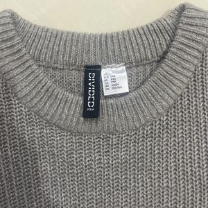 Crop Knitted Pullover