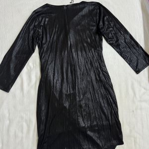 Black Metallic Dress