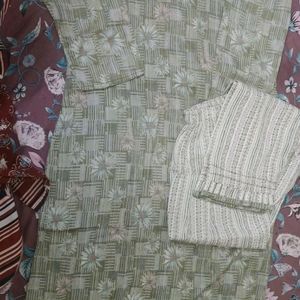 Green Sober Kurta Set