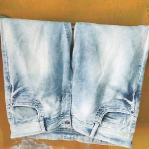 Denim Jeans Shorts (Height - Under Knees)