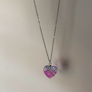 Violet Heart Necklace 💜💝