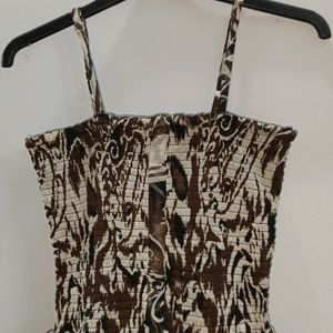 Animal Print Short Dress