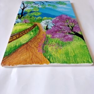 Spring Trees Acrylic Canvas Board (HANDMADE)