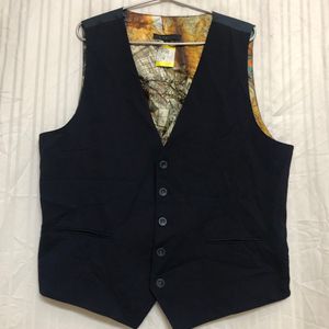 City Life Blue Formal Vest