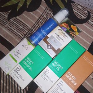 Toner, Serum, Cream