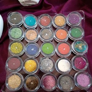 Combo of 25 Eyeshadow Glitter