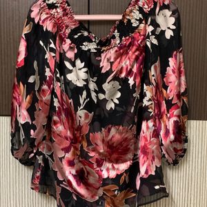 Off Shoulder Printed Top From USA