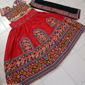 New Red Chanya Choli