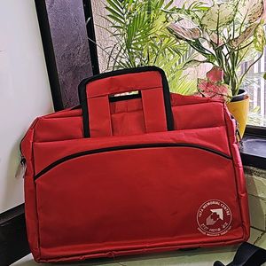 Elegant Red Laptop Bag