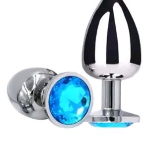 Blue Jewelry B-Plug, ANL Trainer & Massager